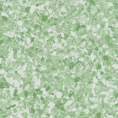 Комерційний гомогенний лінолеум - Eclipse WHITE GREEN 0677